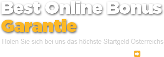 Best Online Bonus Garantie